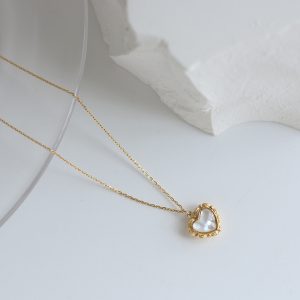 Heart-Shaped Shell Necklace