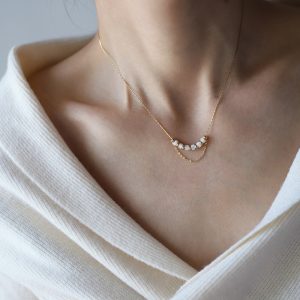 Golden Shoreline Shell Necklace