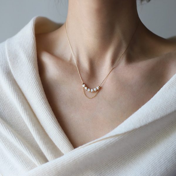 Golden Shoreline Shell Necklace - Image 2