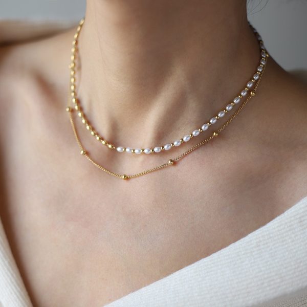 Golden Muse Double Layer Necklace