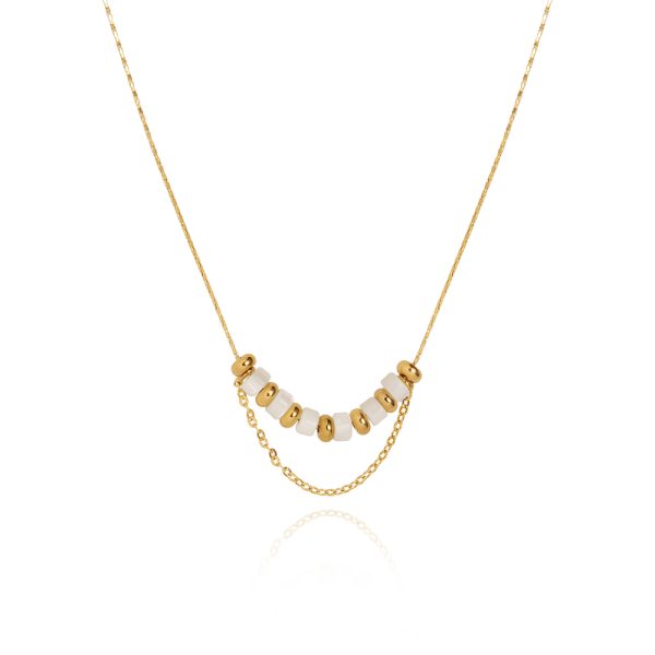 Golden Shoreline Shell Necklace - Image 5